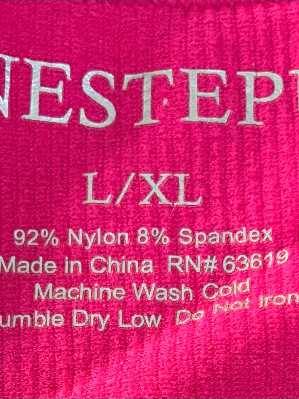 Hot Pink Ribbed Scoop Neck Crop Top - Picture 5 of 7